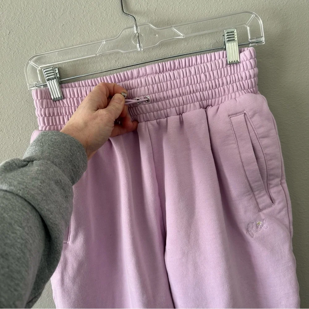 For Love & Lemons Josie Pink/Purple Jogger Sweatpants Lounge Small - Picture 8 of 15